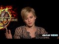 Jennifer Lawrence Eats Entire Bracelet During Catching Fire Interview - Exclusive