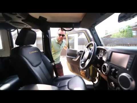 Jeep Wrangler Unlimited Sahara: снимаем крышу и двери