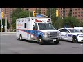 Peel Police escorting Peel Paramedics