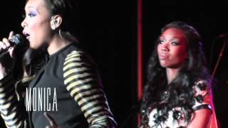 BRANDY & MONICA GIVE A TRIBUTE TO WHITNEY HOUSTON @ V103 SOUL SESSION