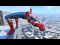 GTA 5 IRON SPIDERMAN Epic FailsRagdolls 1 Hour Version Ep.2 (Ragdolls Physics)