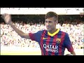 FC Barcelona - Los primeros toques de Neymar en el Camp Nou