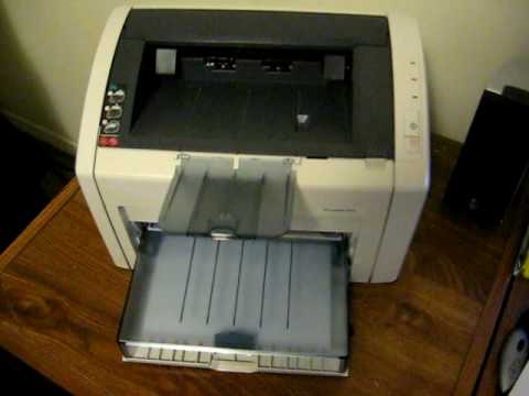 HP Laserjet 1022n Printing Test Page