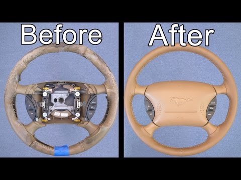 How To Restore Your Car's Steering Wheel (Looks Brand New!).