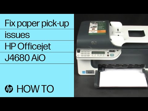 Fixing Paper Pick-Up Issues - HP Officejet J4680 All-in-One Printer Duration: 6:19. Total Views: 5,406