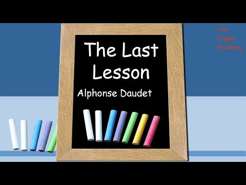 THE LAST LESSON- CLASS XII (CBSE) – Flamingo