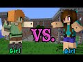 Girl VS. Girl - Minecraft