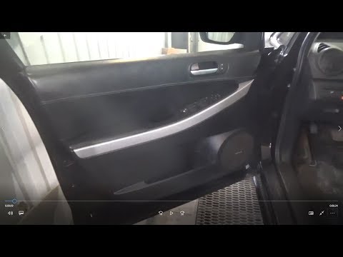 Как снять обшивки дверей, Mazda CX-7.