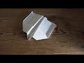How To Make Paper Airplanes Fly Forever - INFINITY PAPER PLANE - Papierflieger Anleitung