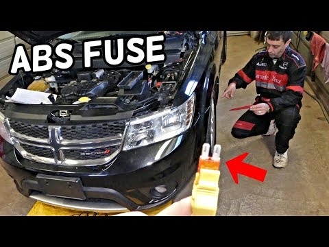 DODGE JOURNEY ABS FUSE ABS PUMP FUSE FIAT FREEMONT ABS LIGHT FUSE LOCATION REPLACEMENT