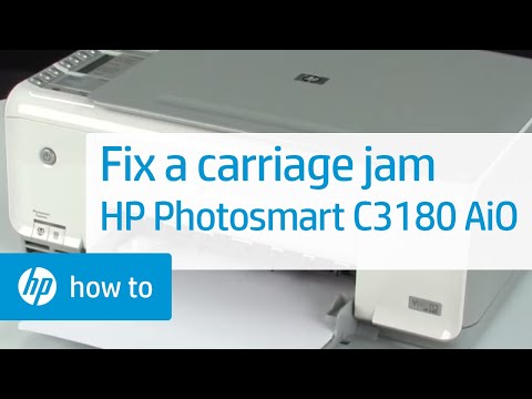 Fix a Carriage Jam - HP Photosmart C3180 All-in-One Printer Duration: 12:20. Total Views: 119,701 .