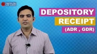 CS Executive | CMSL | CA Inter | Depository Receipt (ADR, GDR) | Law Lectures