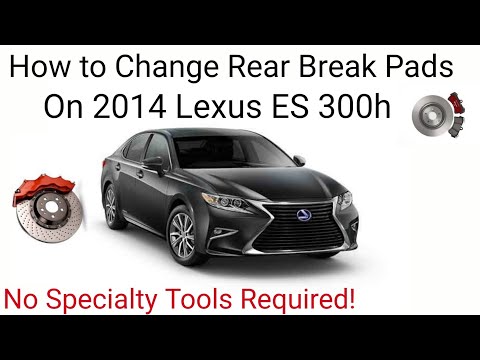 How to Change Rear Breaks on Lexus without special tools. Lexus ES Break Job
