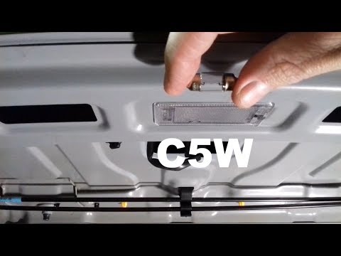 Замена лампы подсветки багажника на Хендай Солярис (Hyundai Solaris)
