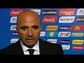 Chile's Jorge SAMPAOLI Final Draw reaction