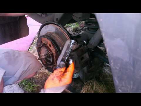 Ремонт и восстановление задних дисковых тормозов на Toyote Land Cruiser Prado 90 95