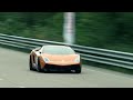 Lamborghini on fire — Top Speed Record, 402 kph (250 mph) on one mile