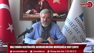 Vali Evinin rektörlüğe devredilmesine Memişoğlu sert çıktı!