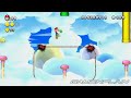 New Super Mario Bros. U - Meringue Clouds-2 Seesaw Shrooms Star Coins Guide & Walkthrough