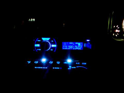 Пересвет консоли печки Тойота Спринтер АЕ100