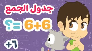 عملية الجمع 6 | تعلم جدول الجمع بطريقة سهلة وممتعة للاطفال - تعلم الرياضيات للأطفال مع زكريا