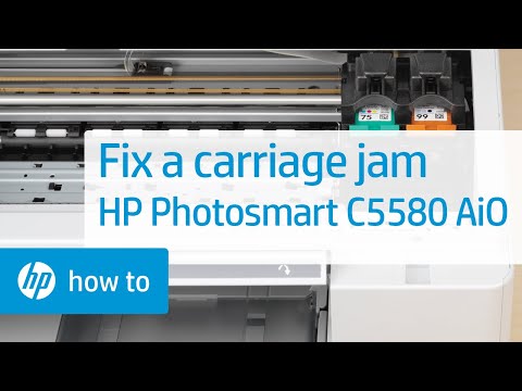 Fix a Carriage Jam - HP Photosmart C5500 & C5200 Series Printer Duration: 9:49. Total Views: 13,274