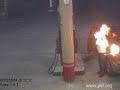 Gas Station Fire, Static Electricity Starts a Flash Fire.