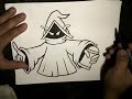How To Draw A WIZARD (Orco Character)