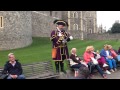 Town Crier congratulates Her Majesty on becoming longest reigning Monarch