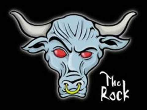 wwe rock logo. wwe the rock bull logo.