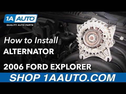 How to Replace Alternator 06-10 4.6L V8 Ford Explorer