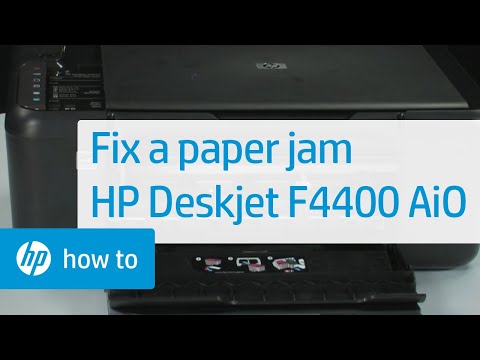 Fix A Paper Jam - HP Deskjet F4400