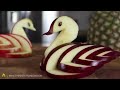 How to Make an Edible Apple Swan!
