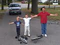 T.J., Hunter & Carson Howell, Unicycle Riders, TJHowell.com
