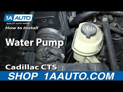 How To Replace Water Pump 2.8L 03-10 Cadillac CTS