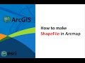 How to make shapefile in arcgis, creating a shapefile in arcmap, arcgis tutorial for beginners