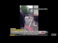 Cell phone video shows London attack scene