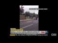 Cell phone video shows London attack scene