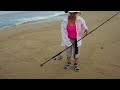 Monster Fish--!!!!Mexican Jack Crevalle from shore!!!!