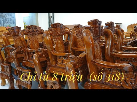 Chỉ từ 8 triệu sở hữu ngay bộ salon Tràm tuyệt đẹp (số 318) /Đồ Gỗ Trâm Anh/0794455222