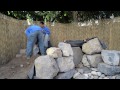 How to build a Fish Pond - P12 | Waterfall Construction (4 of 4)