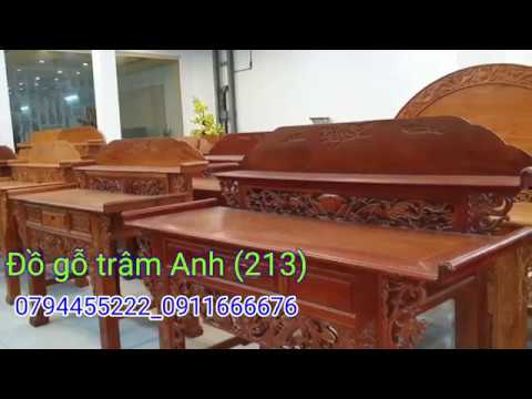 ĐA DẠNG mẫu bàn cúng tại ĐỒ GỖ TRÂM ANH (213)