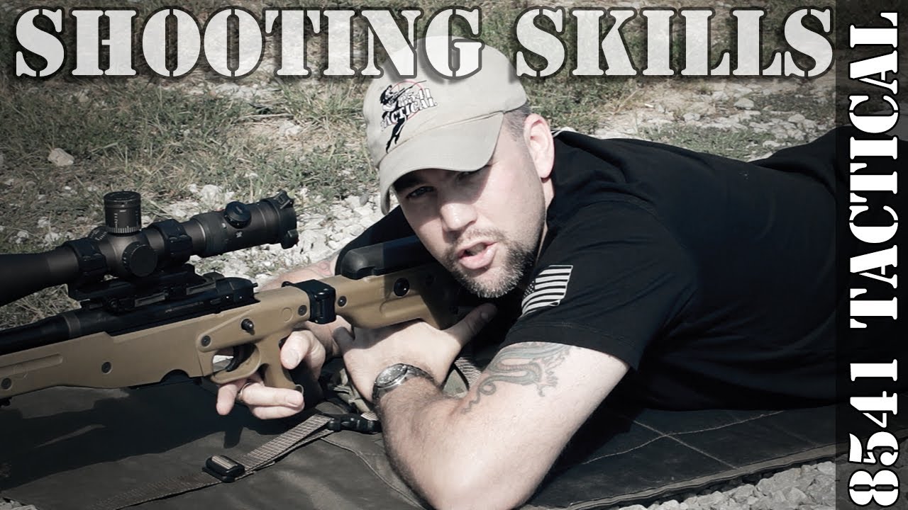 , Put the rifle butt firmly in the pocket of your shoulder.
