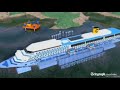 How will the Costa Concordia cruise ship be salvaged?