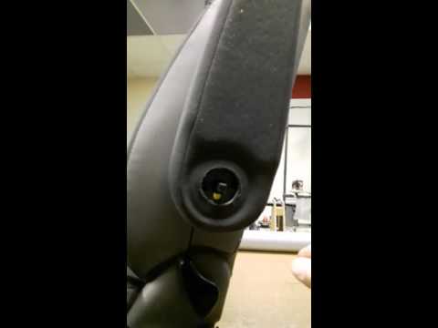 How to remove an armrest of a Vauxhall Vivaro seat