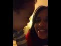 baby imitating mom (very funny)