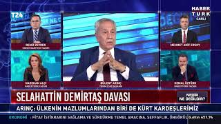 Bülent Arınç: Selahattin Demirtaş tahliye edilebilir!