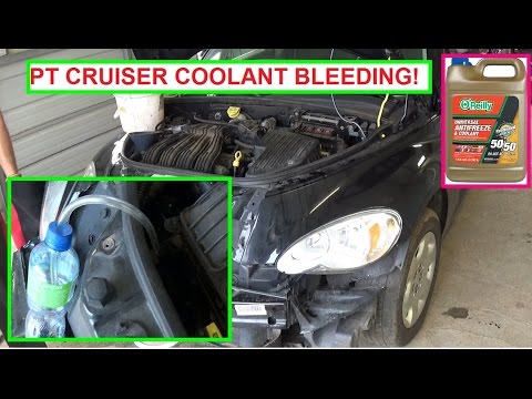 Chrysler Pt Cruiser Cooling System Bleeding Coolant Bleeding Antifreeze bleeding procedure