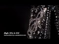 BLACK SWAROVSKI CRYSTAL BLING IPHONE 4 CASE MUSIC NOTE PHONE COVER by LUXADDICTION
