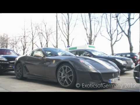 Grey Beige Ferrari 599 GTO Shots in Hamburg Video responses